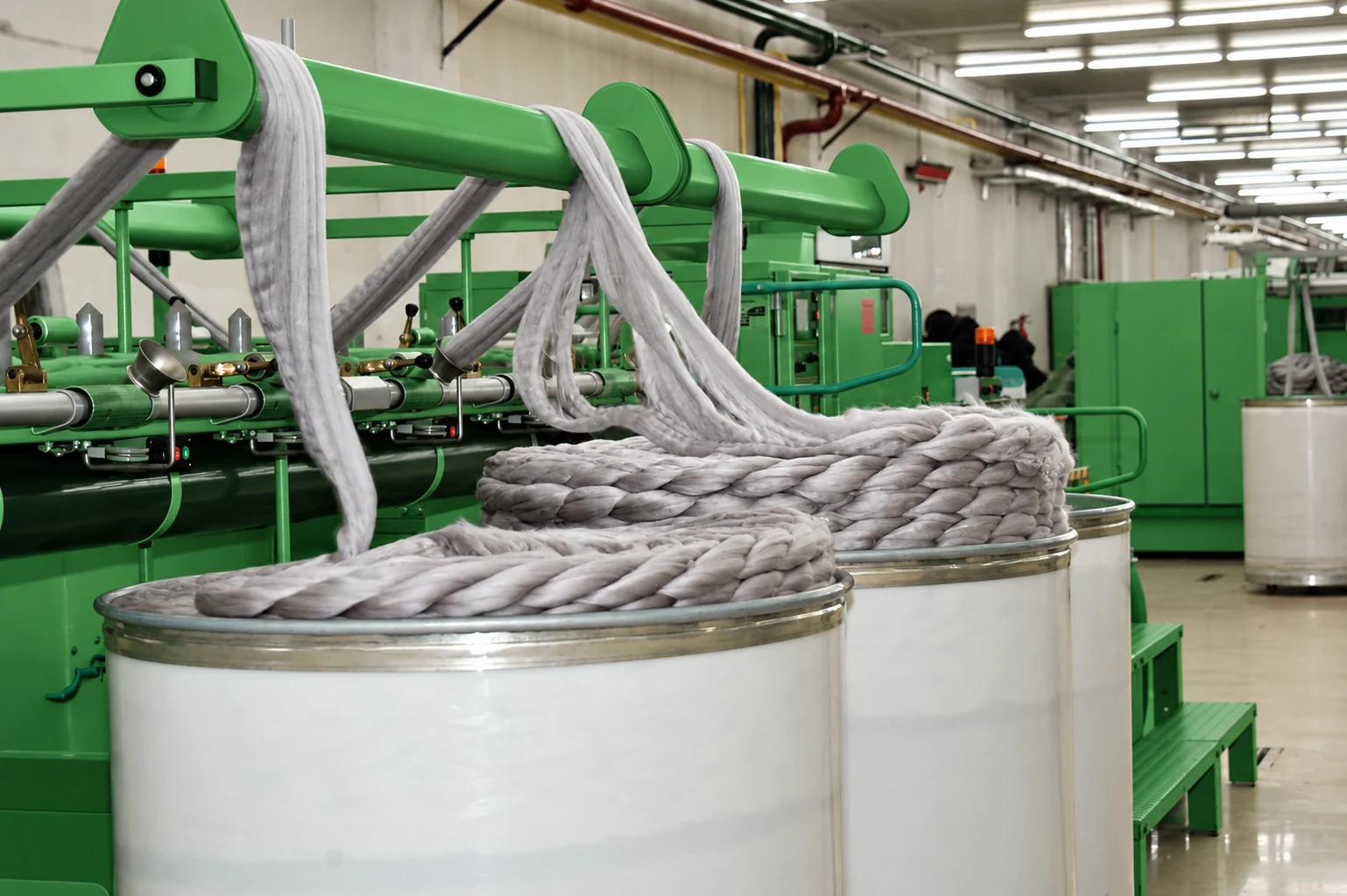 Preparation for spinning